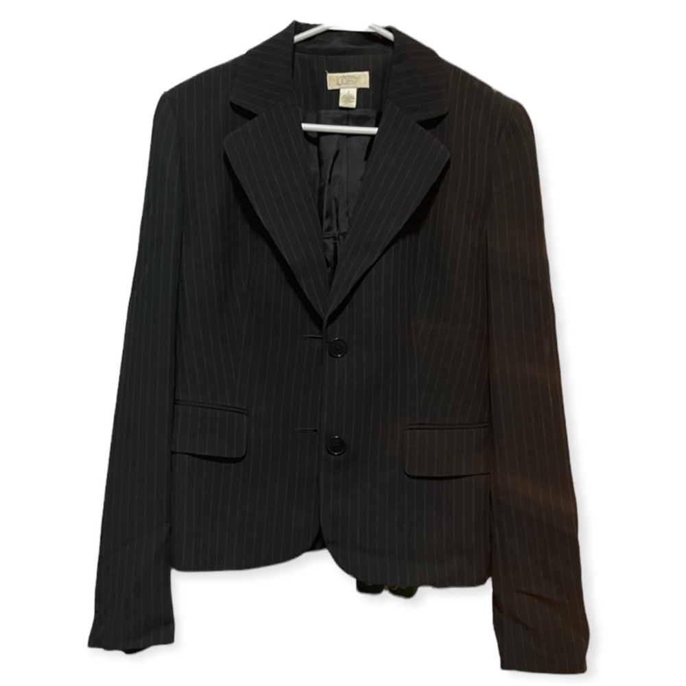 3pc Vintage Ann Taylor LOFT Pinstripe Suit w/ Skirt!